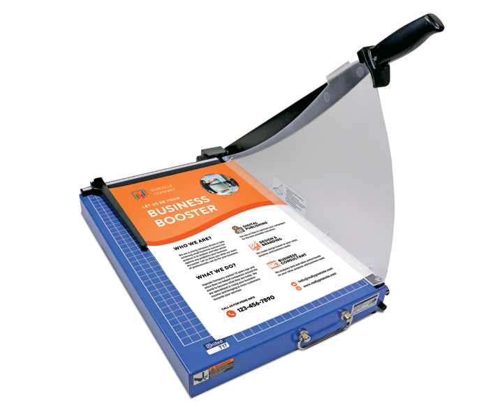 thumbnail image 2 of Uimoso Guillotine Paper Cutter – 12/17 Inch Width, Stack Trimmer, Heavy Duty, Metal 2 of 5