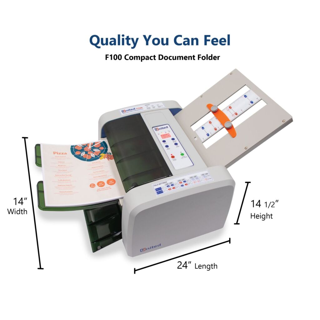 United F100 Automatic Paper Folder - UnitedOffice Now